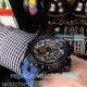 Top Graded Copy Roger Dubuis Black Bezel Blue Rubber Strap Watch (2)_th.jpg